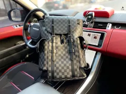 Designer Bags Mens Backpack CHRISTOPHER Backpack Plaid Letter Unisex Large Capacity Totes Computer Bags Travel Bags Luxury Schoolbags Outdoor Casual Bags Totes