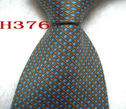 H376 100Cravatta da uomo in tessuto jacquard di seta fatta a mano039s011575757