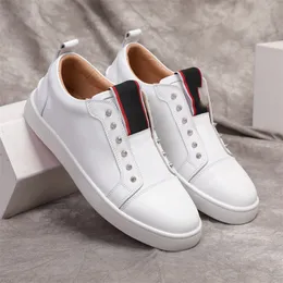 Pulseira de joias de marca de luxo branca estilo clássico unissex sapatos baixos