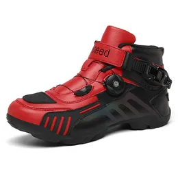 Nuove scarpe da equitazione per moto Scarpe da corsa da uomo Scarpe antigoccia Tempo libero da donna Stivali da moto fuoristrada per quattro stagioni Attrezzatura da viaggio per moto