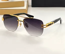 Солнцезащитные очки reimless Evo One Gold Metal Metal Grey Gradient Lens