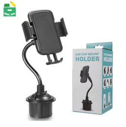 Porta cellulare per tazza Supporto per auto Porta cellulare a 360 gradi Collo di cigno regolabile per iPhone 11 12 Pro Max Samsung S20 S21 EF1967335