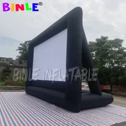 wholesale Touring 10x7m (33x23ft) Big Outdoor Inflatable Cinema Screen,rear projection movie screens for sale air balloon decoration toys sport advertising