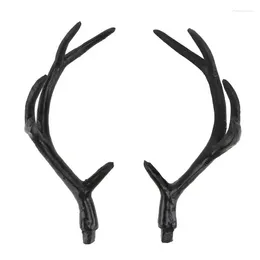 Fermagli per capelli 1 paio di animali corno fascia cervo cosplay corna di renna foresta di Natale dea copricapo fai da te Prop Decor