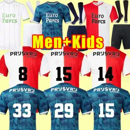 23 24 KOKCU Soccer Jerseys away Gimenez Feyenoords Danilo 2023 Home TRAUNER men kids kit HARTMAN GIMENEZ PAIXAO TAABOUNI TIMBER RED football shirt