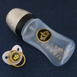 Biberon de Lujo Bling Born Baby Milk Botting Pielęgniarstwo Antychoke Design BPA za darmo 240 ml 8 unz 240223