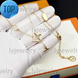 Diamond designer necklace for woman pendant necklace designer jewelry mens chain plated silver gold choker necklaces fashion elegant flower letters zl121