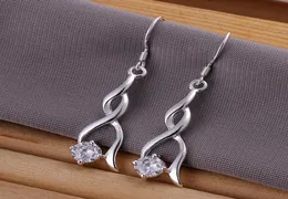 10 Paare Lot Ganze 925 Sterling Silber Überzogene Mode frauen Ohrringe Schmuck Für Geschenke E1823401113