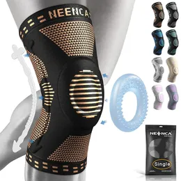 Neenca Copper Knee Brace Support مع مثبتات جانب PAD PAD PAD الرضفة لآلام رياضة التهاب المفاصل ACL لتخفيف آلام المفاصل 240223