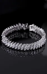 Silvergold cristal jóias de casamento pulseiras para mulheres fantasia jóias zircônia cúbica diamante nupcial corrente bracelet5699649