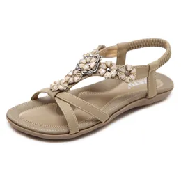 Designer Sandaler Women Flat Classic Sliders Summer Buckle Flora Bekvämt mode utomhus strandflicka Sandal damskor stor storlek 35-42