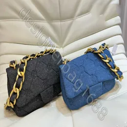 Джинсовая дизайнерская сумка с узором Классическая вечность Мода Высочайшее качество Повседневная словосочетание Сумка-мессенджер Дизайнерский рюкзак-клатч Handbag181u