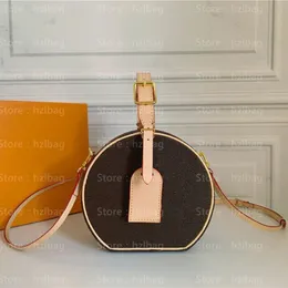 몸집이 작은 Boite Chapeau Bag 브랜드 상징적 인 Hatbox Purse Wallet Crossbody 사랑스러운 가방 M43514 디자이너 Bag222p