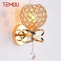 Wall Lamps TEMOU Lights Modern LED Creative Indoor Luxury Decorative For Home Aisle