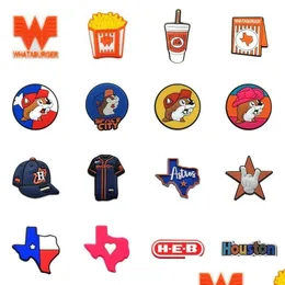 شرب القش STS MOQ 20PCS Texas Style Custom Sile St Toppers Er Charms Buddies DIY DINCITITION 8MM Party Supplies Gift Drip Dhdgy