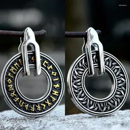 Collane con ciondolo BEIER Norse Vichinghi Nodo Collana con amuleto vichingo Valknut Raven RUNE Talismano nordico BP8-139