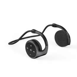 Player Wearable MP3 Headset Bluetooth Radio MP3 Music Player Sport Bluetooth Headphone Wireless Earphones Support TF Card Microphone