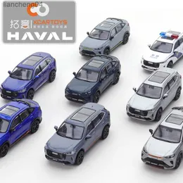 Diecast Model Cars Xcartoys 1/64 Simulering Haval H6 Gen.3 Alloy Car Model Kids Xmas Gift Toys For Boys Collect Decorative Model