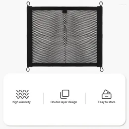 Car Organizer Durable Storage Net Universal Suv Truck Cargo With Capacity Elastic Mesh Bag Accessories For Auto