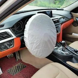 Steering Wheel Covers 1PC Car Sunshade Cover 15 Inch Universal Protector Silver Automobiles Parts Accessories