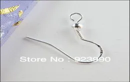 200pcs 18mm Making DIY Jewelry Dehints Silver Hook Orains 925 Sterling Silver French Ball Hooks Silver9335692