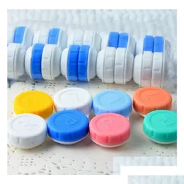 Other Vision Care Wholesale Contact Case Lens Color Transparent With Colors Cases Left And Right Different Drop Delivery Heal Dhvjt Dhult