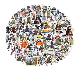 100 peças adesivos de anime sasigi legal desenho animado ninja decalques de vinil à prova d'água para laptop garrafas de água 2574692