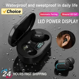 TWS Wireless Headphones Bluetooth In-Ear earphone Running Sport Headset Waterproof Microphone Music Earphone For iOS Android Samsung Iphone Noise Cancellation