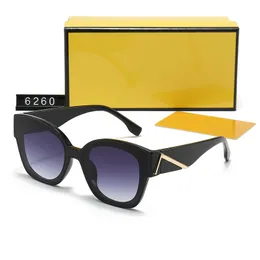 Top luxury Sunglasses Polarizing lens designer womens Mens Goggle senior Eyewear For Women eyeglasses frame Vintage Metal Sun Glasses With Box leopard AJ 6260