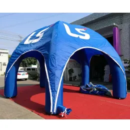 wholesale 8mWx4mH (26x13.2ft) Tenda gonfiabile gigante per eventi di alta qualità con stampe gonfiabili tenda a cupola tende per feste ragno chiosco per fiere per la pubblicità