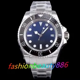 2024 U1 najwyższej klasy AAA st9 zegarek Stanless Steel Deep Men Ceramic Bezel Black Diwal Sliźnia Lock Zamknięcie Automatyczne biznesowe męskie zegarki