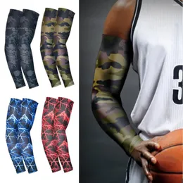 Knee Pads Camouflage Print Arm Sleeves Sun Protection Cycling Warmers Breathable Summer Sunshade Hand Sports Basketball Protector