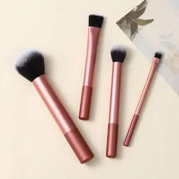 Makeup Brushes 4PCS/Set Short Handle Professional Brush Blush Foundation Highlight Eye Shadow Beauty Tool Maquiagem