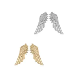 Szpilki broszki piny broszki retro anielskie skrzydła męskie bratge broszka brooth wąż lapel medal dla kobiet akcesoria odzieżowe Drop de dhhxp