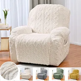 Cadeira cobre engrossar pelúcia reclinável sofá capa preguiçoso menino poltrona funda sillon relaxar reclinável para sala de estar slipcover