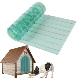Caneta portão de pet thalp abastões de porta de reposição Pet Seguro de faixa transparente Ecofrialing Dog House Door Flap tira fácil de cortar e instalar