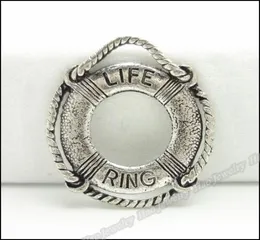 Fashion Swim ring charms Antique Plated Silver alloy pendant Fit DIY Jewelry Findings 120pcslot2517071