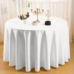 Bröllop juldekorativt bordduk runda borddukar matbord täcker födelsedag bankett dekor hem matbord täcke 240220