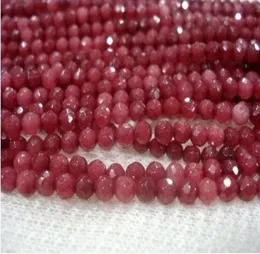 4mm Brazil Faceted Red Ruby Round Loose Beads Gemstone 150390397189822