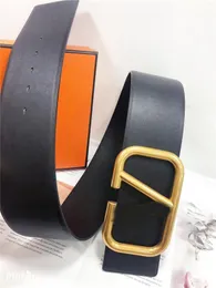 Cintura con fibbia rettangolare con lettera cinture firmate da uomo regolabile flessibile con processo in ottone vintage ceinture cintura in pelle con fibbia con lettera modello ordinario YD021 B4