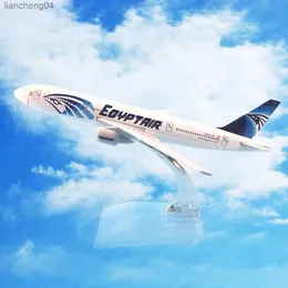 Aircraft Modle 1/400 16cm Egypt Air B737 Plane Airplane Aircraft Model Kids Toy Collection Gift