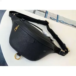 Märke 3a kvinnors väska bumbag crossbody designer midja väskor temperament bumbags fanny pack bum eming blommor berömda mjuka läder väskor serienummer datum kod dammsäckar