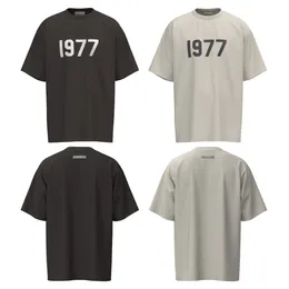 새로운 안개 t88751 Essentialsweatshirts t 셔츠 남자 여자 최고의 고품질 하이 스트리트 힙합보기 1977 셔츠 티 티셔츠