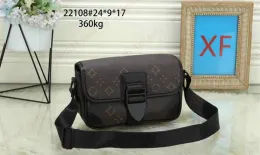 S Designer Pags Men Leather Black Flowers Messenger Presbor Crossbody Bags Flight Counter Counter Lipags Women Prest Base Bage Bage