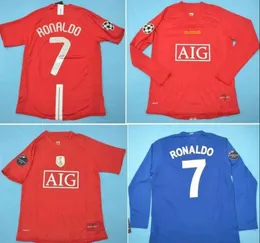 Top 2008 Manchester Final Moskova Ronaldo Retro Formalar Klasik Vintage 08 09 Scholes Vidic Futbol Jersey Rooney Futbol Gömlekleri Utd Maillot de Jerseey 633ess