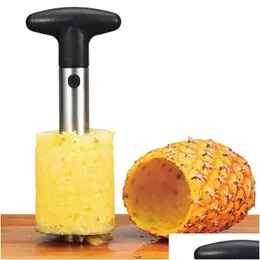 Fruit Vegetable Tools Stainless Steel Pineapple Peeler Cutter Slicer Corer Peel Core Knife Gadget Kitchen Supplies Drop Delivery H Dh6Qp