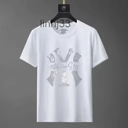 Herren-T-Shirts 36 % European Station Goods Herren Trendy Short Summer Hot Diamond Halbarm-T-Shirt Social Spirit Guy Bottom Shirt 963guiv7wenq3AS1