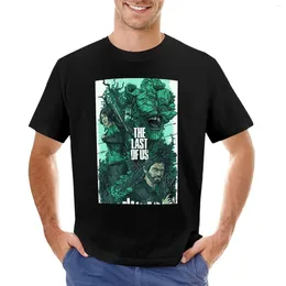 남자 탱크 탑 게임 - 우리의 마지막 티셔츠 애니메이션 옷 남성 평범한 t 셔츠