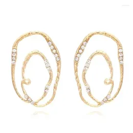 Dingle örhängen 2024 zvoijio dubbel-sling geometrisk för kvinnliga smycken
