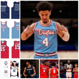 Custom Daron Holmes II Dayton Flyers koszulka koszykówki Marvel Allen Malachi Smith Petras Padegimas Isaac Jack Brady Uhl zszyte koszulki Dayton